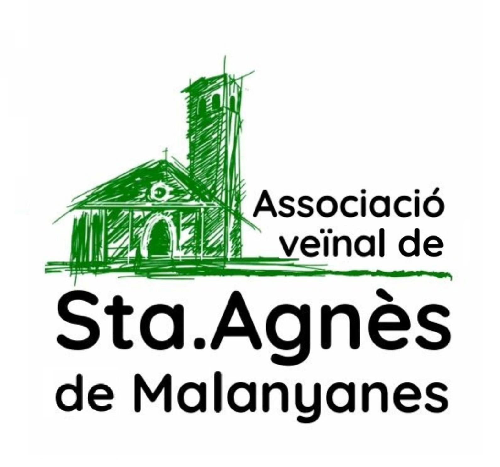 Logotip de l’Associació veïnal de Santa Agnès de Malanyanes